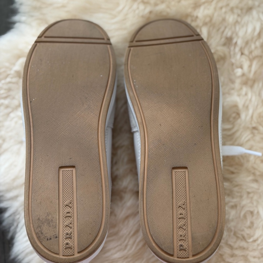 Prada leather sneakers (fits big) - Picture 7 of 11